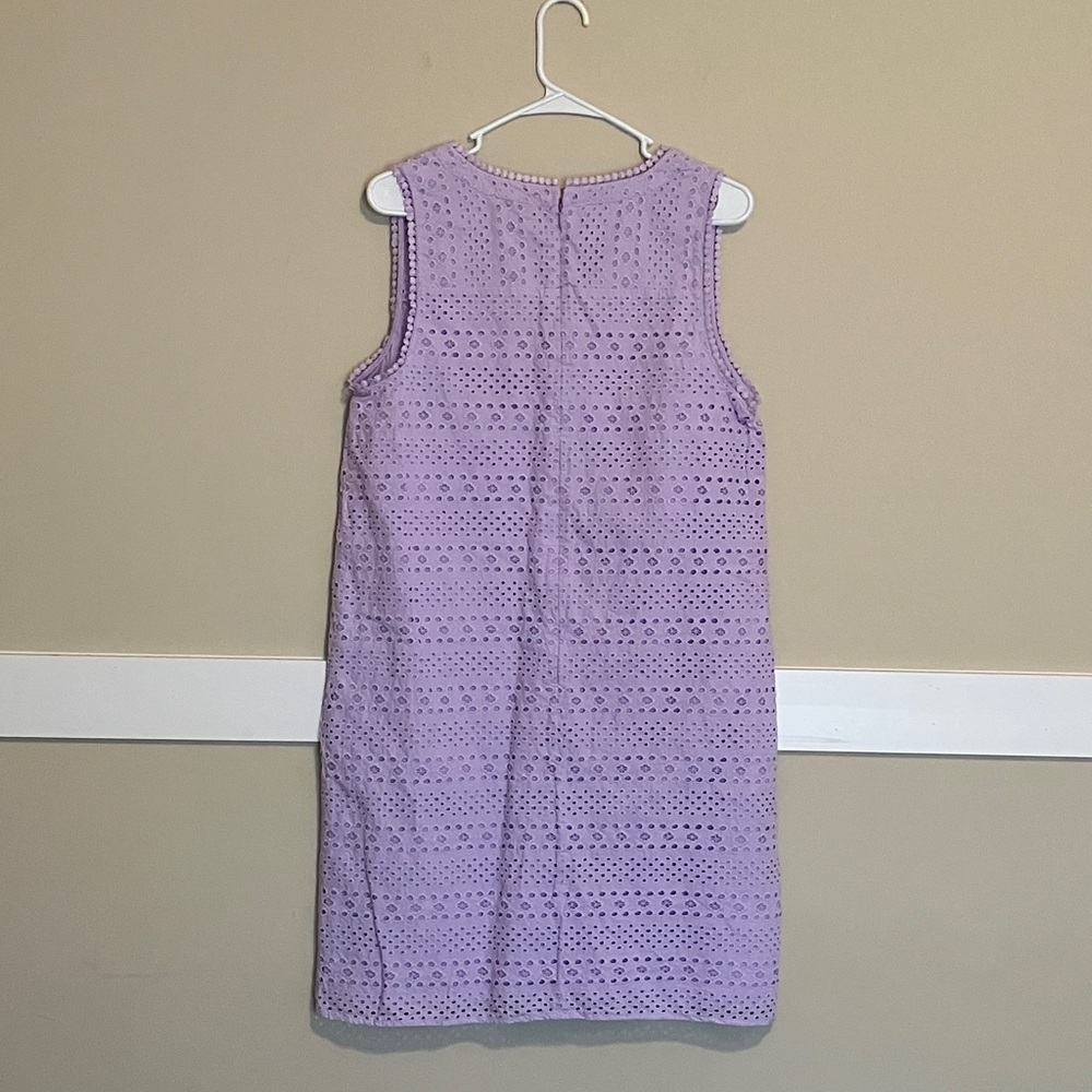 Loft 100% Cotton Eyelet A-line Dress - Picture 2 of 8